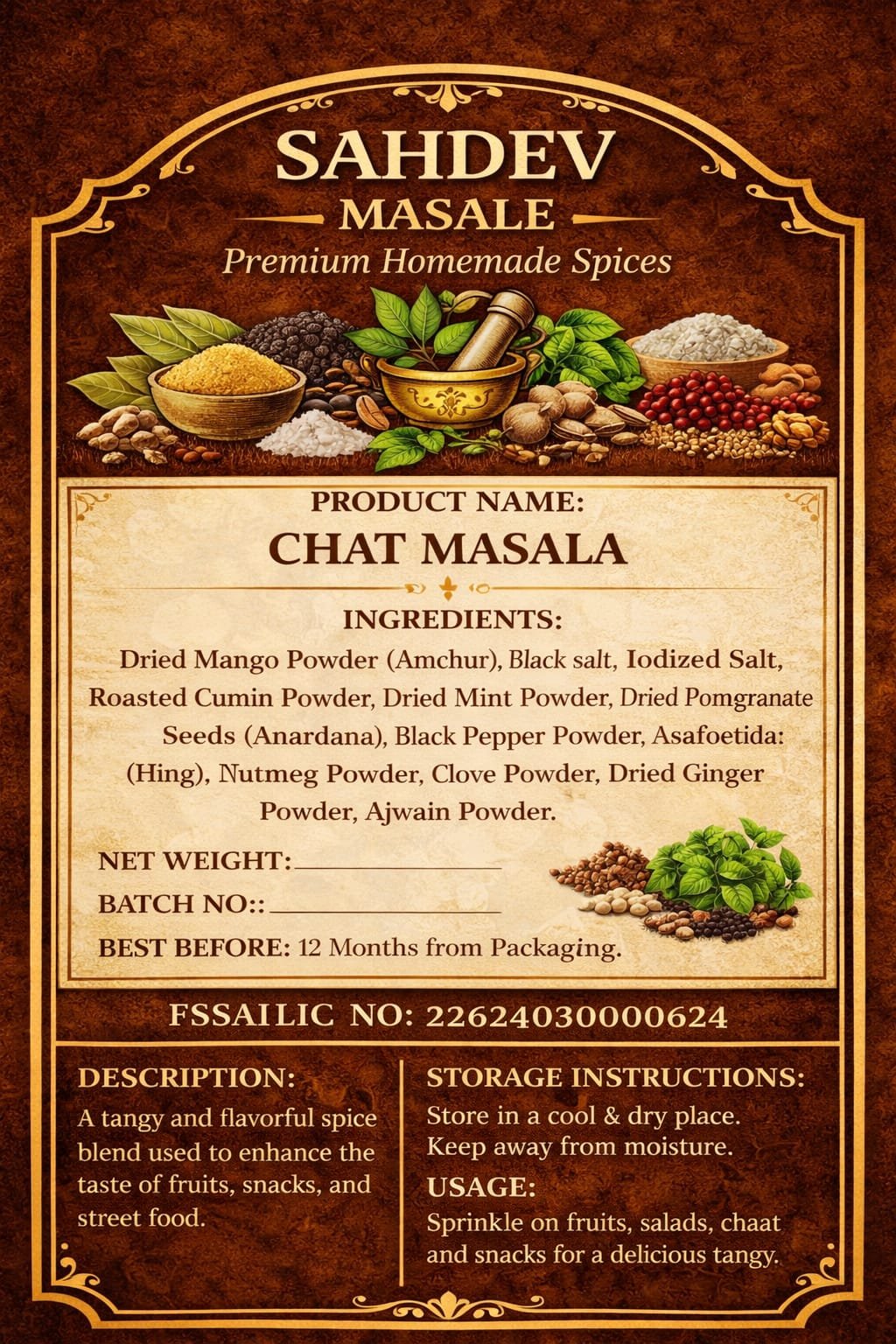 Chat Masala Back